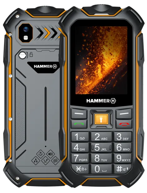 Telephone boost 2 noir — HAMMER, vue 1