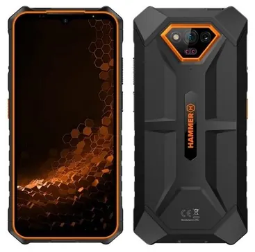 Telephone iron v orange — HAMMER, vue 1