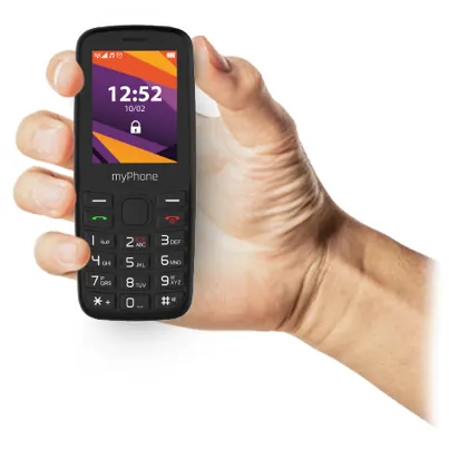Telephone 6410 lte noir — MYPHONE, vue 2