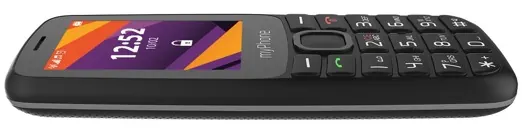 Telephone 6410 lte noir — MYPHONE, vue 3