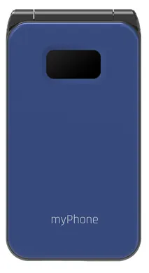 Telephone flip lte noir — MYPHONE, vue 3