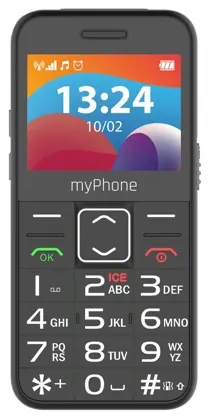 Telephone halo 3 lte noir — MYPHONE, vue 3