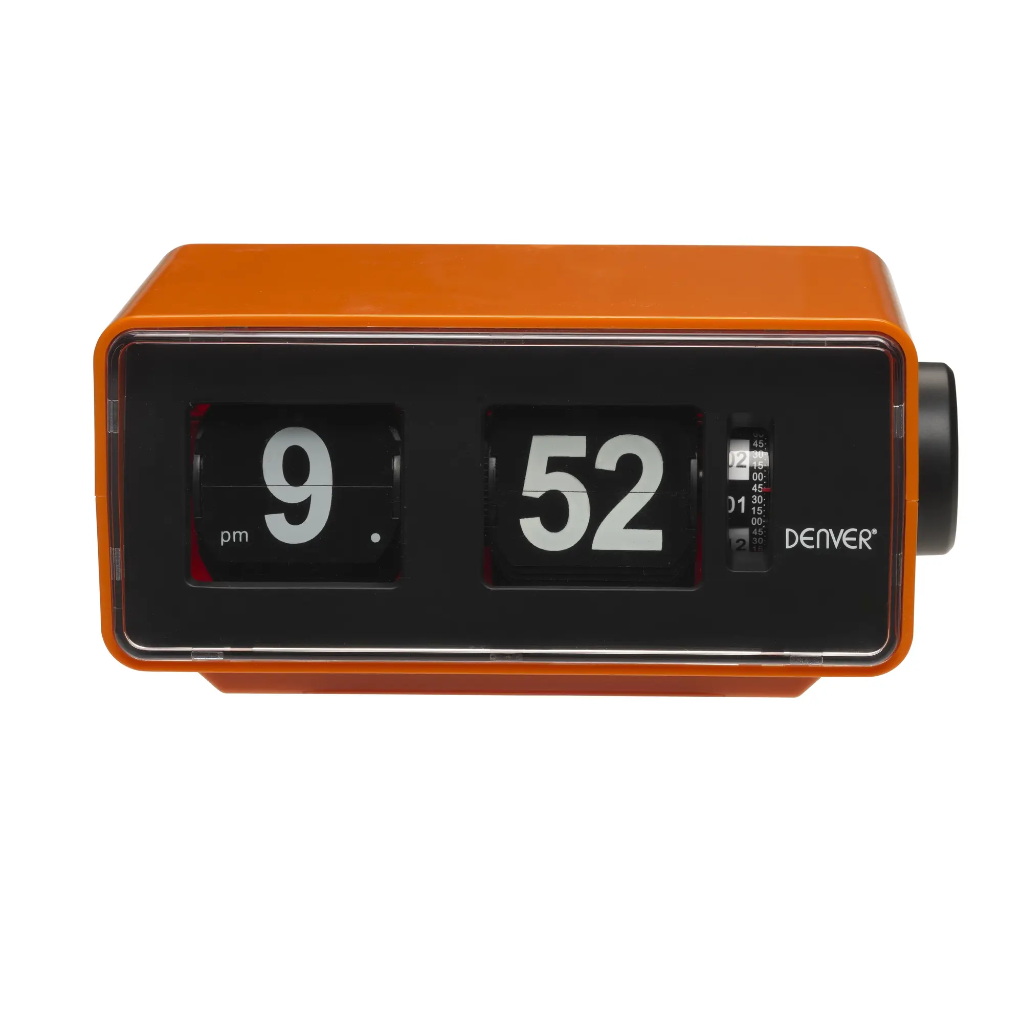 Radio Reveil Retro CR-125 Orange — DENVER, vue 3