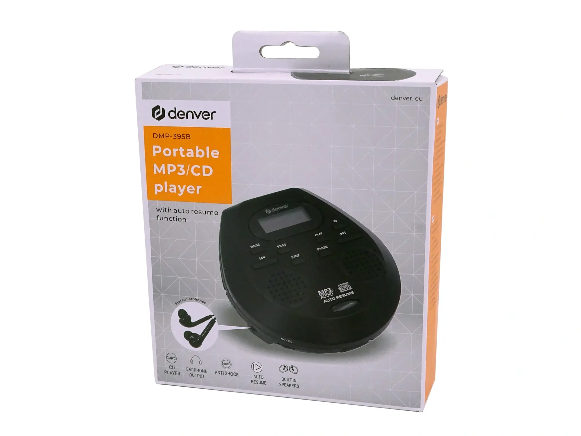 Discman Avec Hp DMP-395B Noir — DENVER, vue 4
