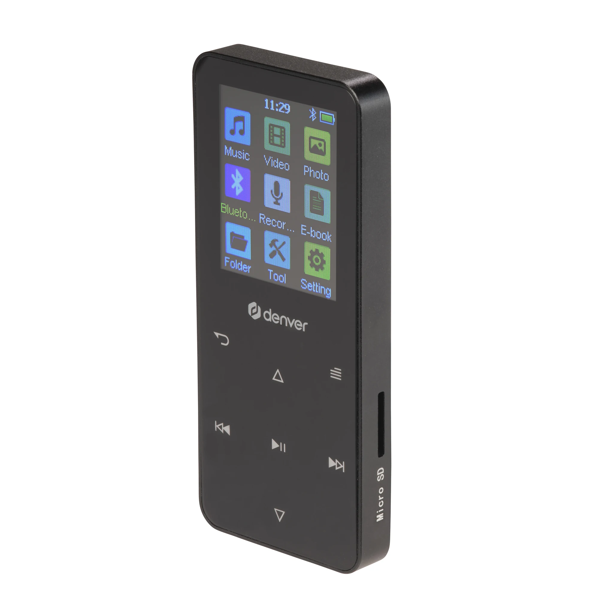 Lecteur mp4 4go mp-1830 noir — DENVER, vue 4