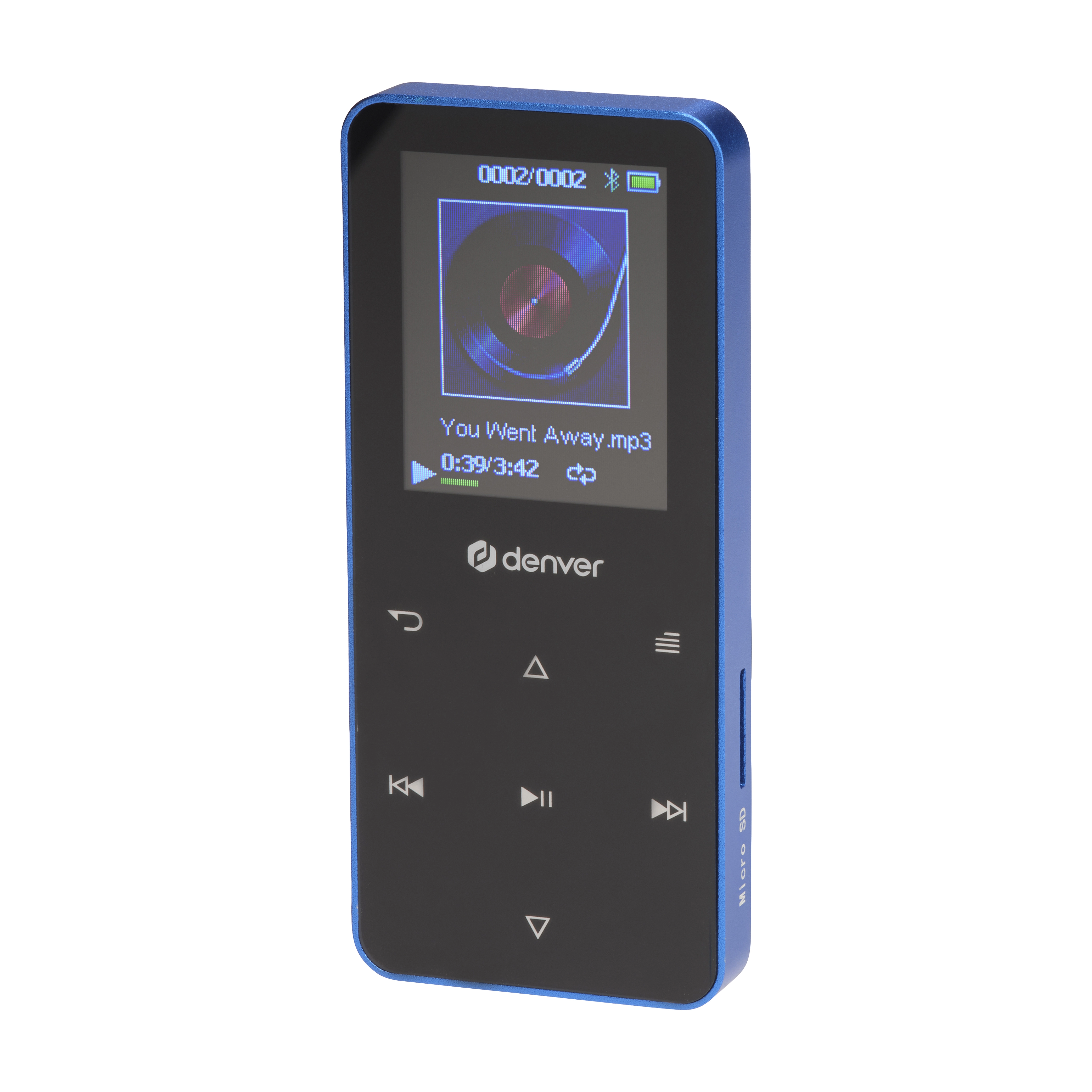 Lecteur mp4 4go mp-1830 bleu — DENVER, vue 3