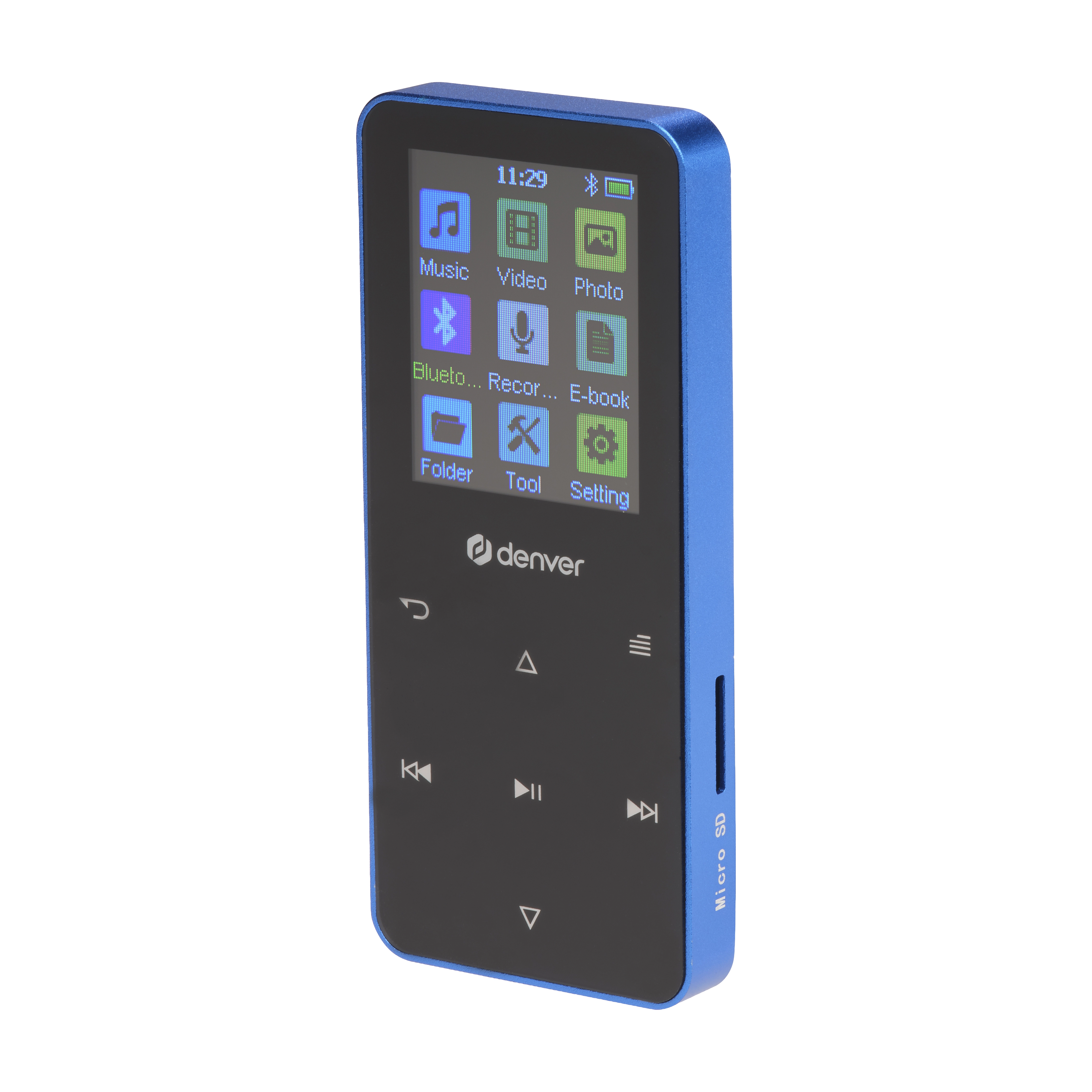 Lecteur mp4 4go mp-1830 bleu — DENVER, vue 5