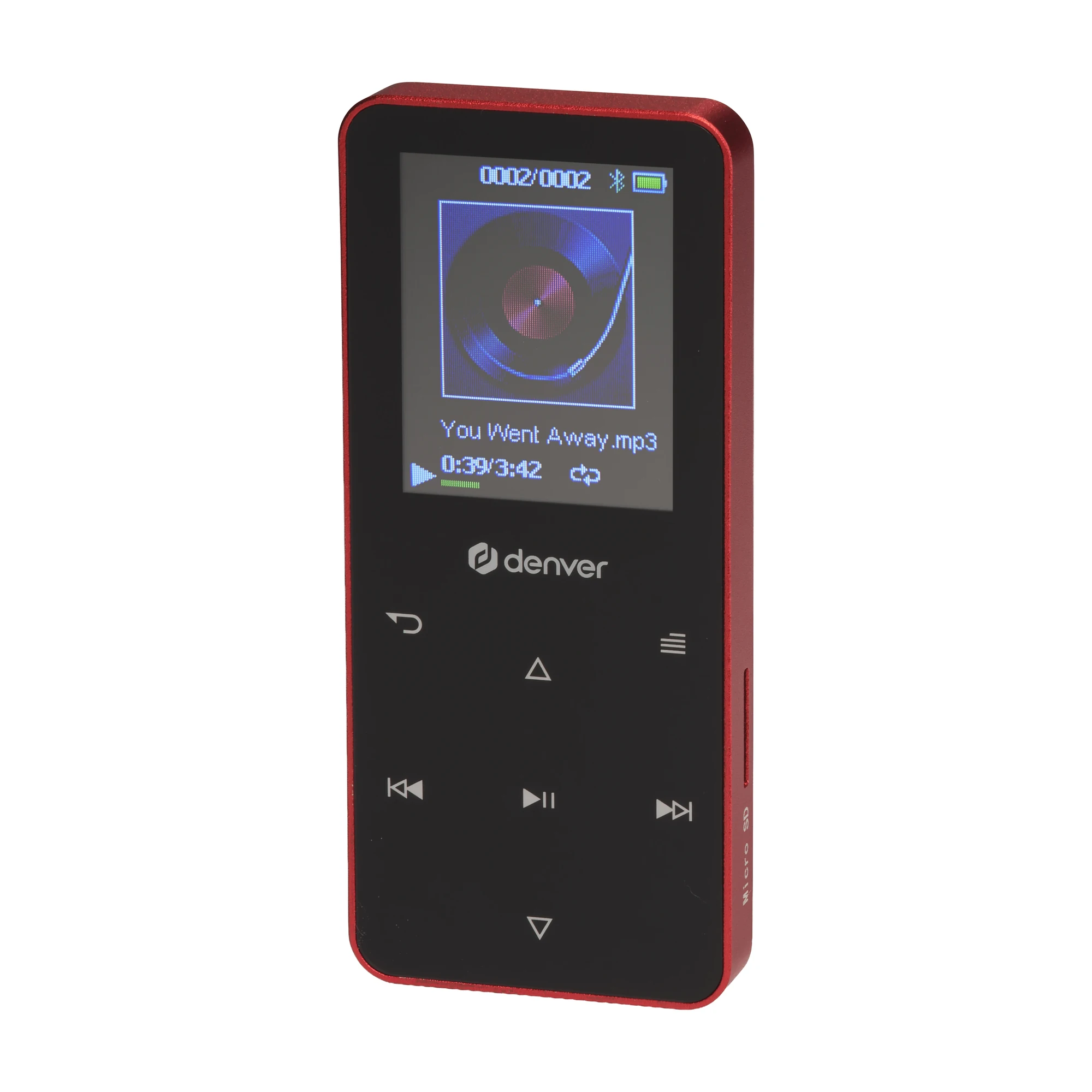 Lecteur MP4 Denver 4 Go MP-1830 rouge — DENVER, vue 3