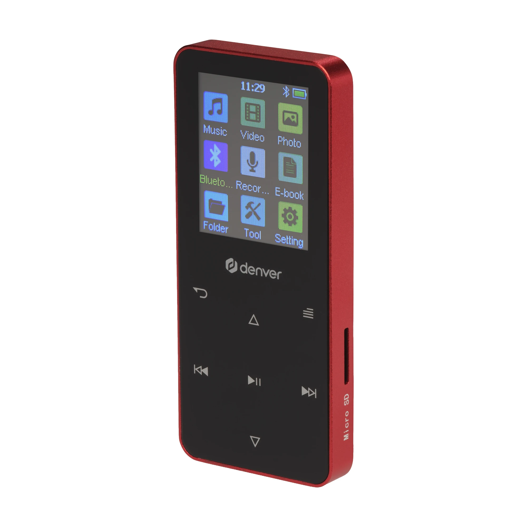 Lecteur MP4 Denver 4 Go MP-1830 rouge — DENVER, vue 5