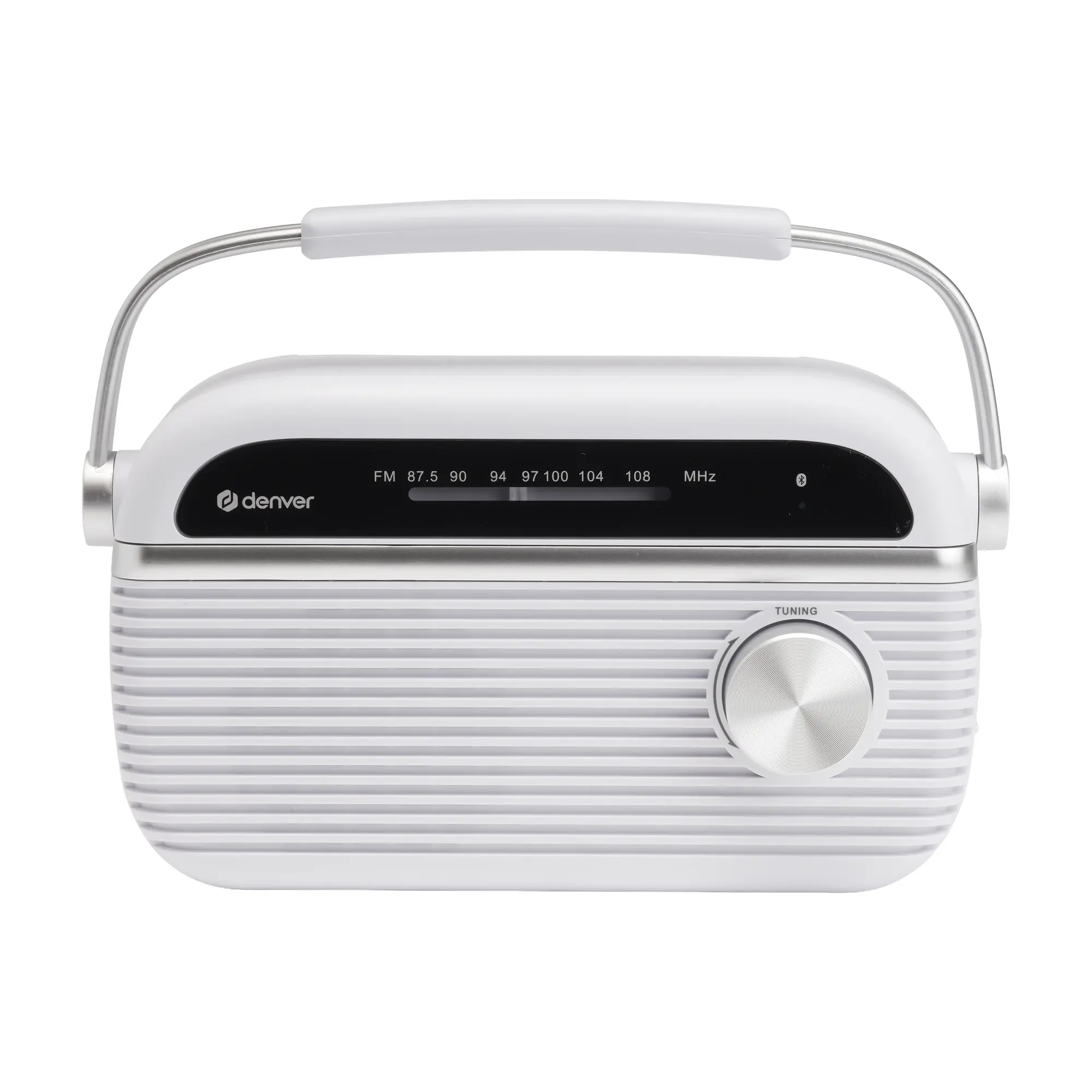 Radio Fm Analogique TRB-67W BT Blanche — DENVER, vue 1