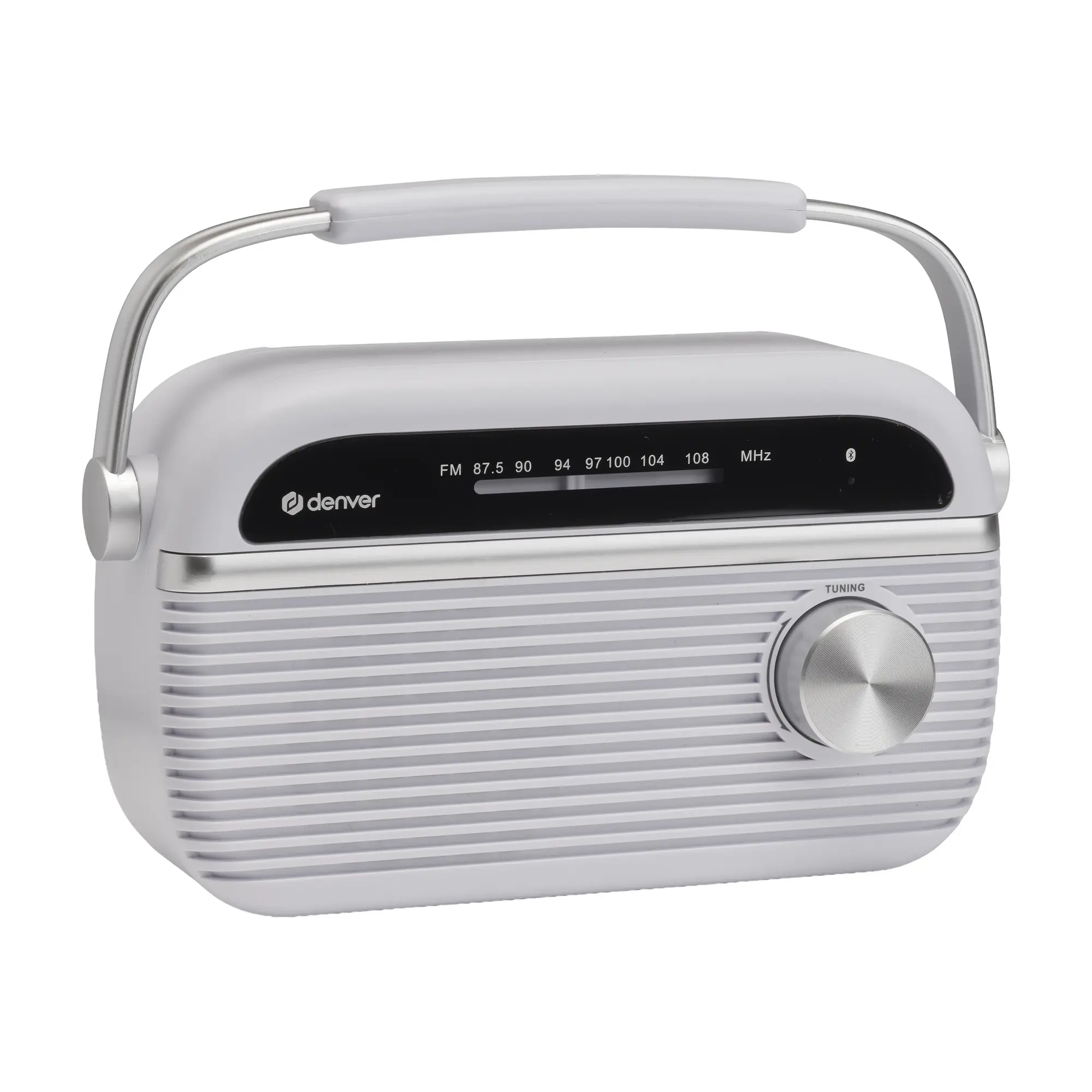 Radio Fm Analogique TRB-67W BT Blanche — DENVER, vue 2
