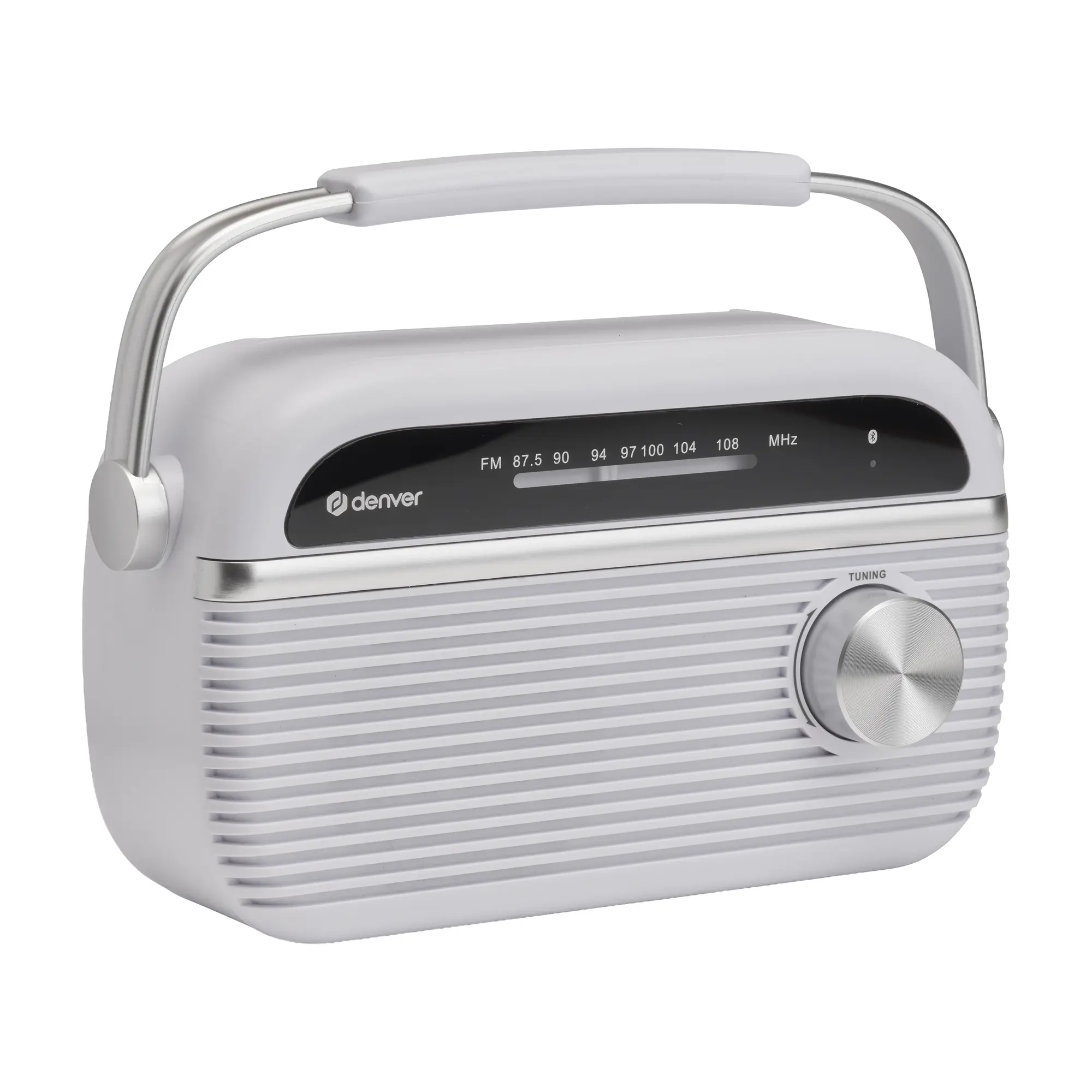 Radio Fm Analogique TRB-67W BT Blanche — DENVER, vue 3