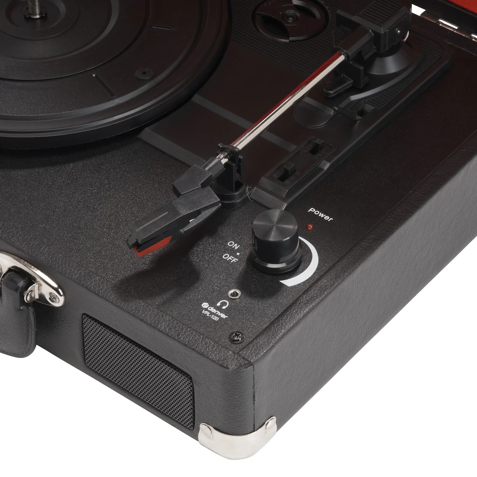 Platine vinyle valise vpl-120r noire — DENVER, vue 6