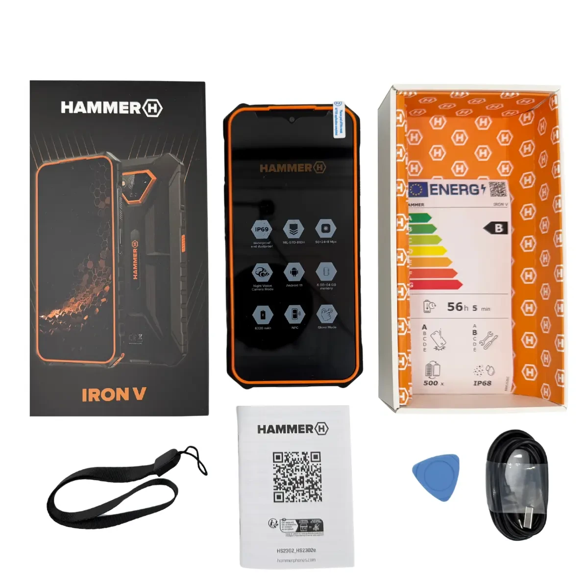 Telephone Iron V Orange — HAMMER, vue 8