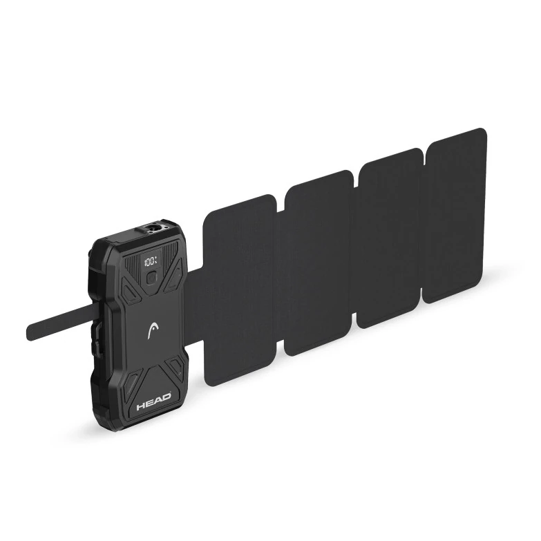 Powerbank Solaire 20000 Mah Noire — HEAD, vue 5