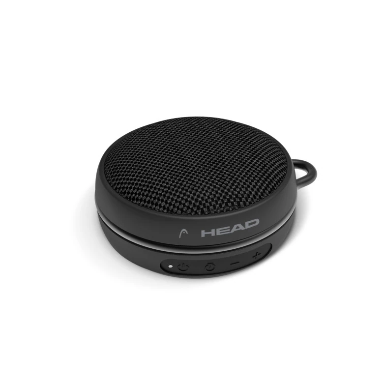 Enceinte bt support guidon TWS IPX7 noire — HEAD, vue 3