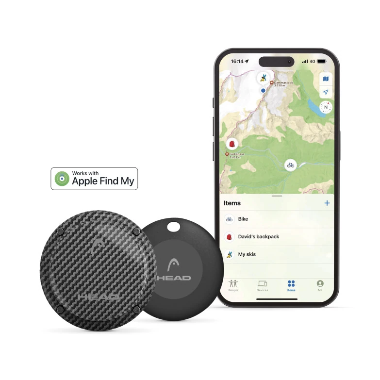 Localisateur de ski et snow mytag noir — HEAD, vue 2