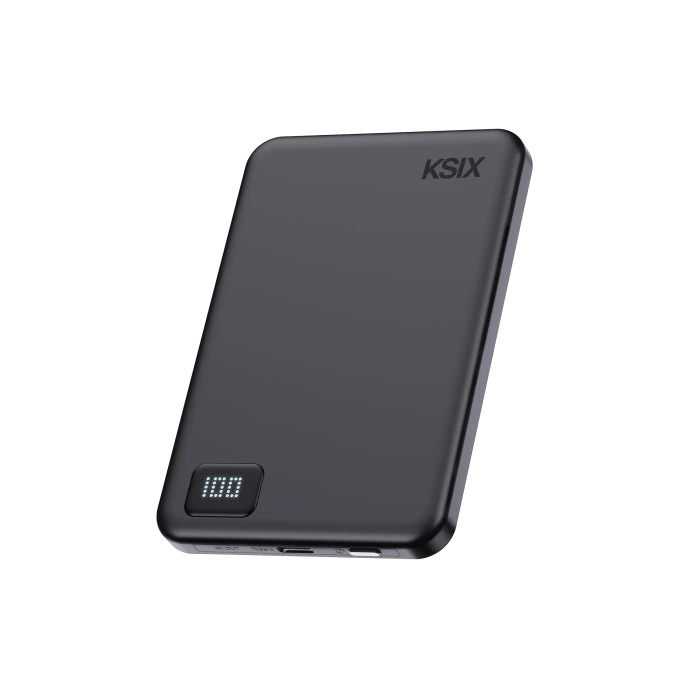 Power Bank Slim Magsafe 5000MAH 20W Noire — KSIX, vue 1