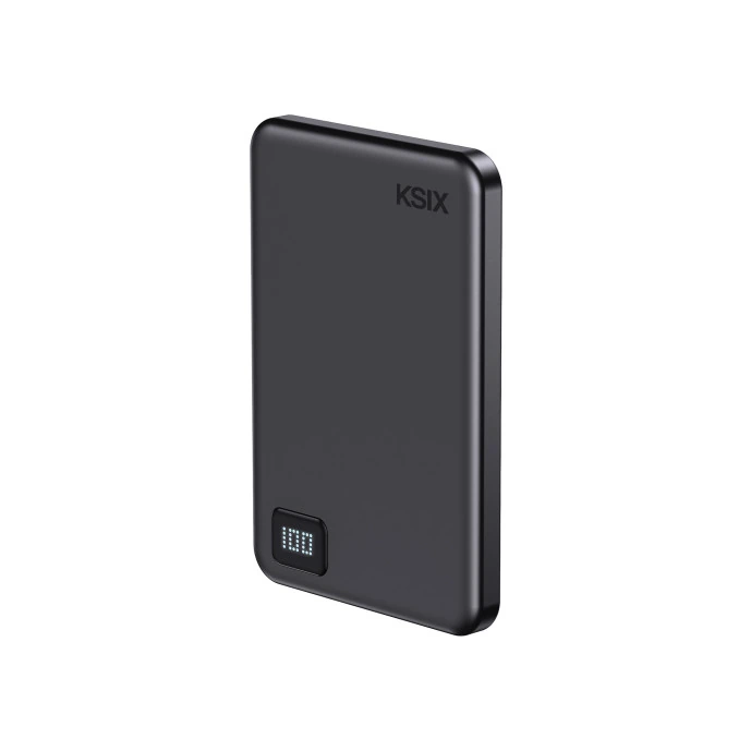 Power Bank Slim Magsafe 5000MAH 20W Noire — KSIX, vue 3
