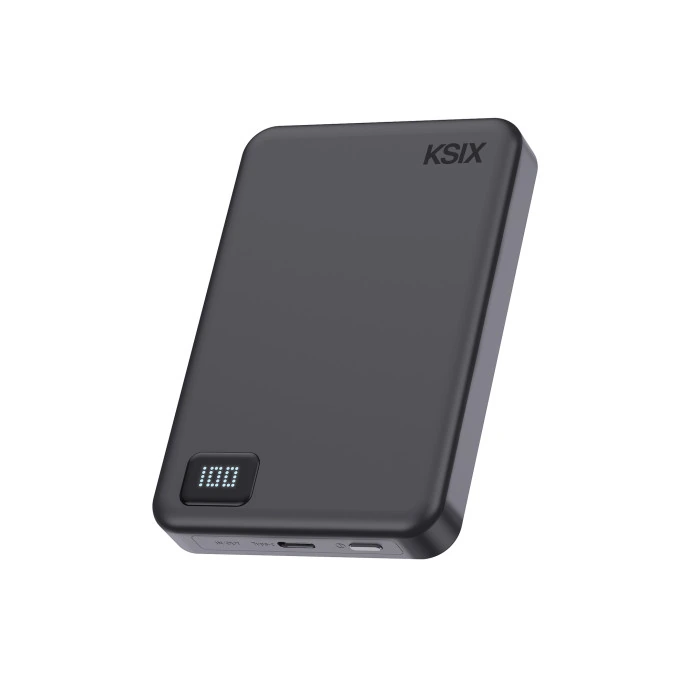 Power Bank Slim Magsafe 10000MAH 20W Noire — KSIX, vue 1
