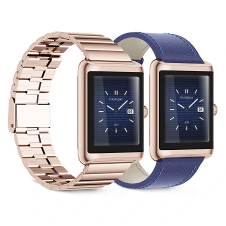 Montre Connectee Nexus Or Et Bleu — KSIX, vue 3