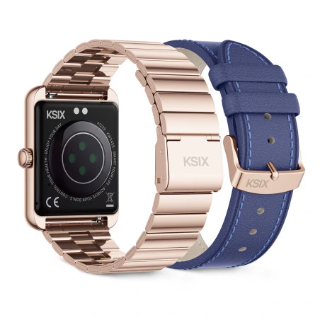 Montre Connectee Nexus Or Et Bleu — KSIX, vue 4