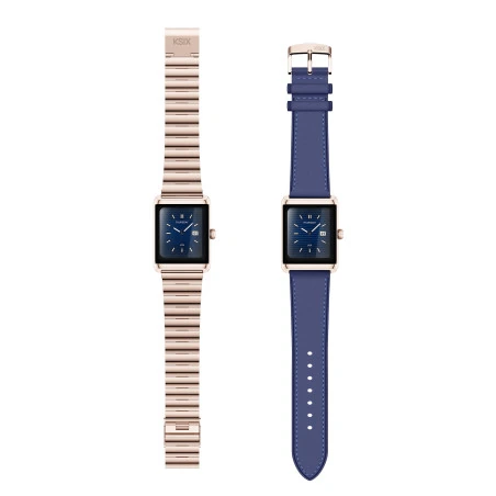 Montre Connectee Nexus Or Et Bleu — KSIX, vue 7