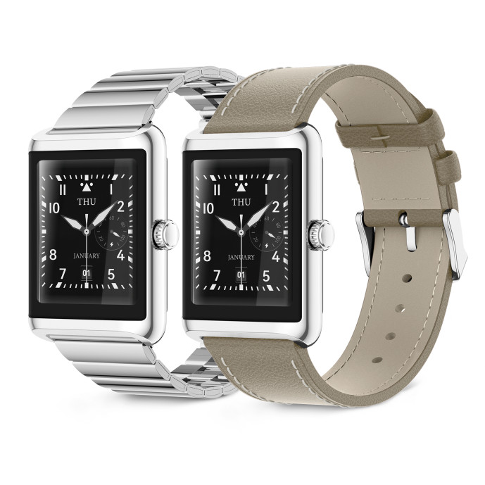 Montre Connectee Nexus Argent Et Beige — KSIX, vue 2
