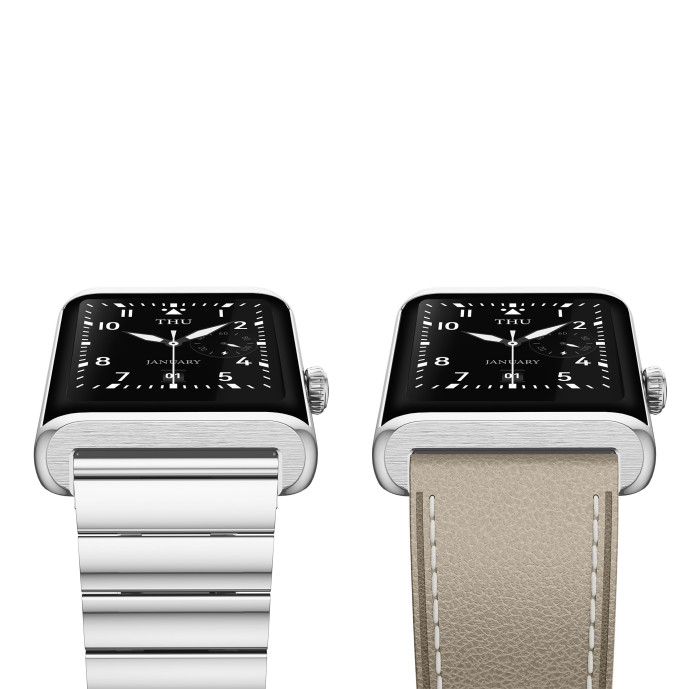 Montre Connectee Nexus Argent Et Beige — KSIX, vue 6