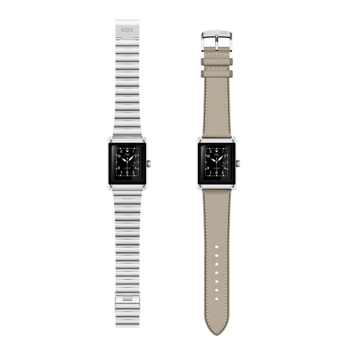 Montre Connectee Nexus Argent Et Beige — KSIX, vue 7