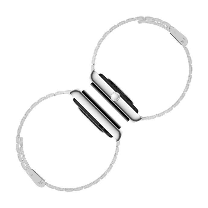 Montre Connectee Nexus Argent Et Beige — KSIX, vue 8