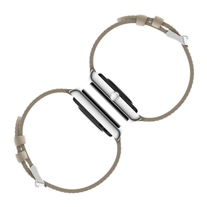 Montre Connectee Nexus Argent Et Beige — KSIX, vue 9