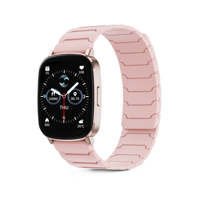 Montre Connectee Loop Rose — KSIX, vue 2