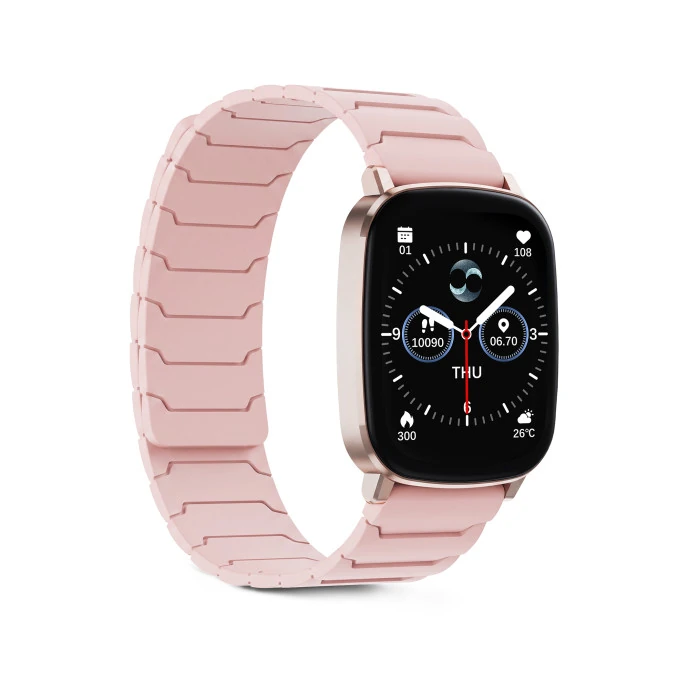 Montre Connectee Loop Rose — KSIX, vue 3
