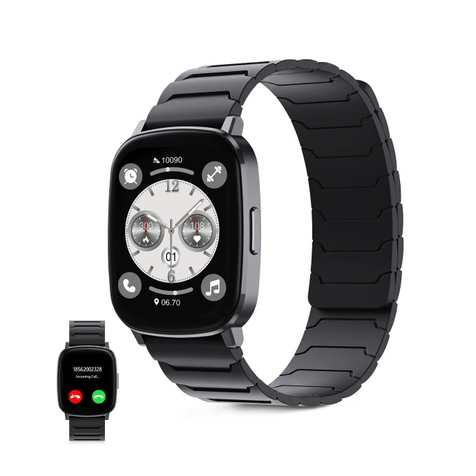 Montre Connectee Loop Noire — KSIX, vue 1