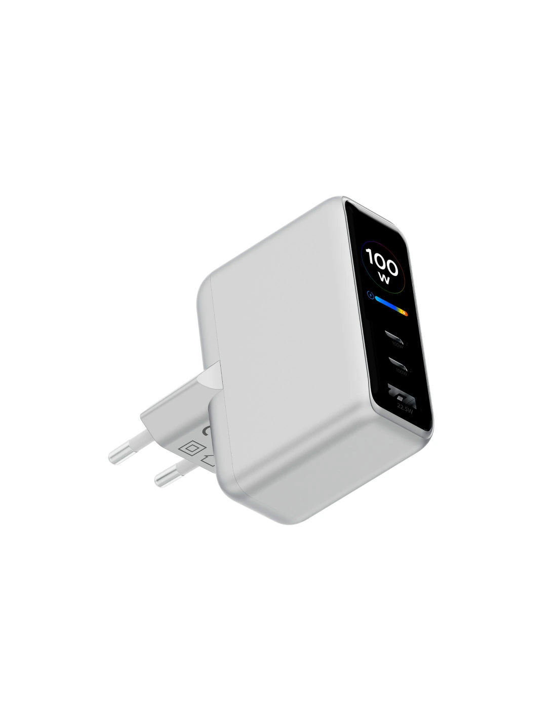 Chargeur Écran Gan 100W Pd Blanc — KSIX, vue 3