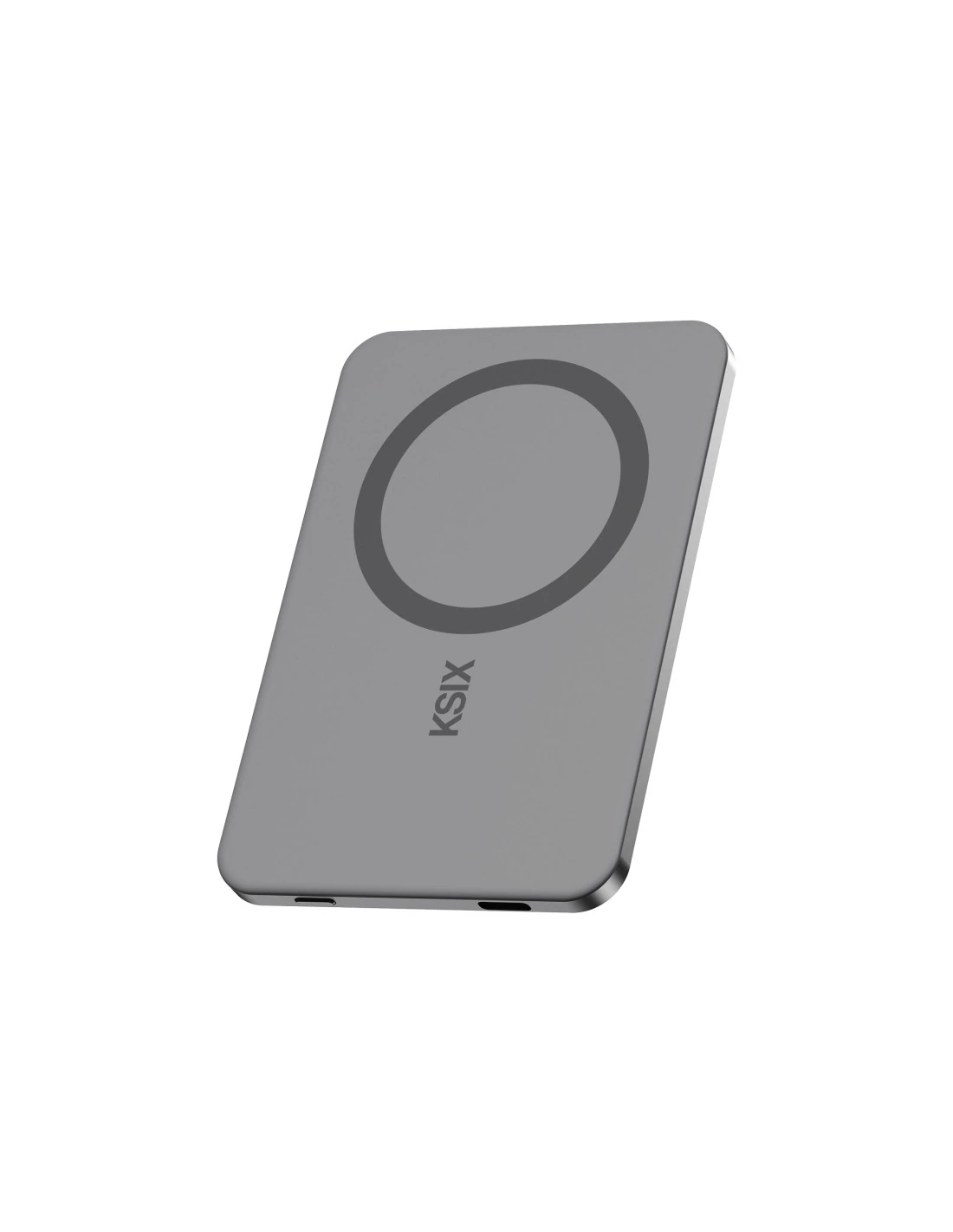 Power Bank Ultraslim Magsafe 3000MAH Grise — KSIX, vue 1