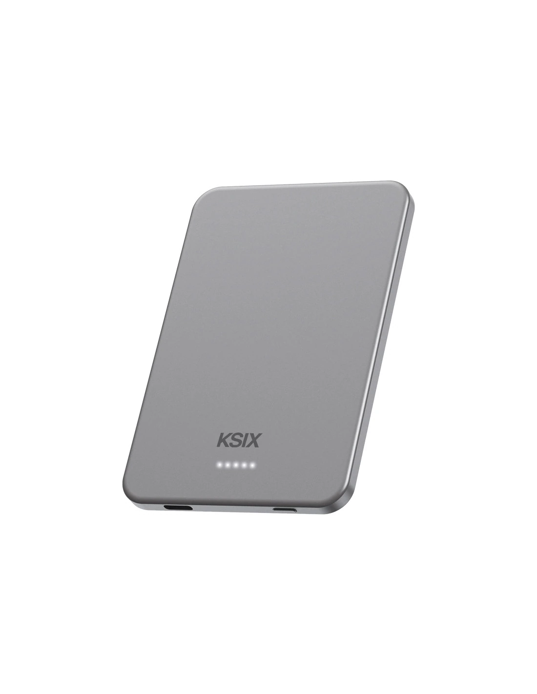 Power Bank Ultraslim Magsafe 3000MAH Grise — KSIX, vue 2