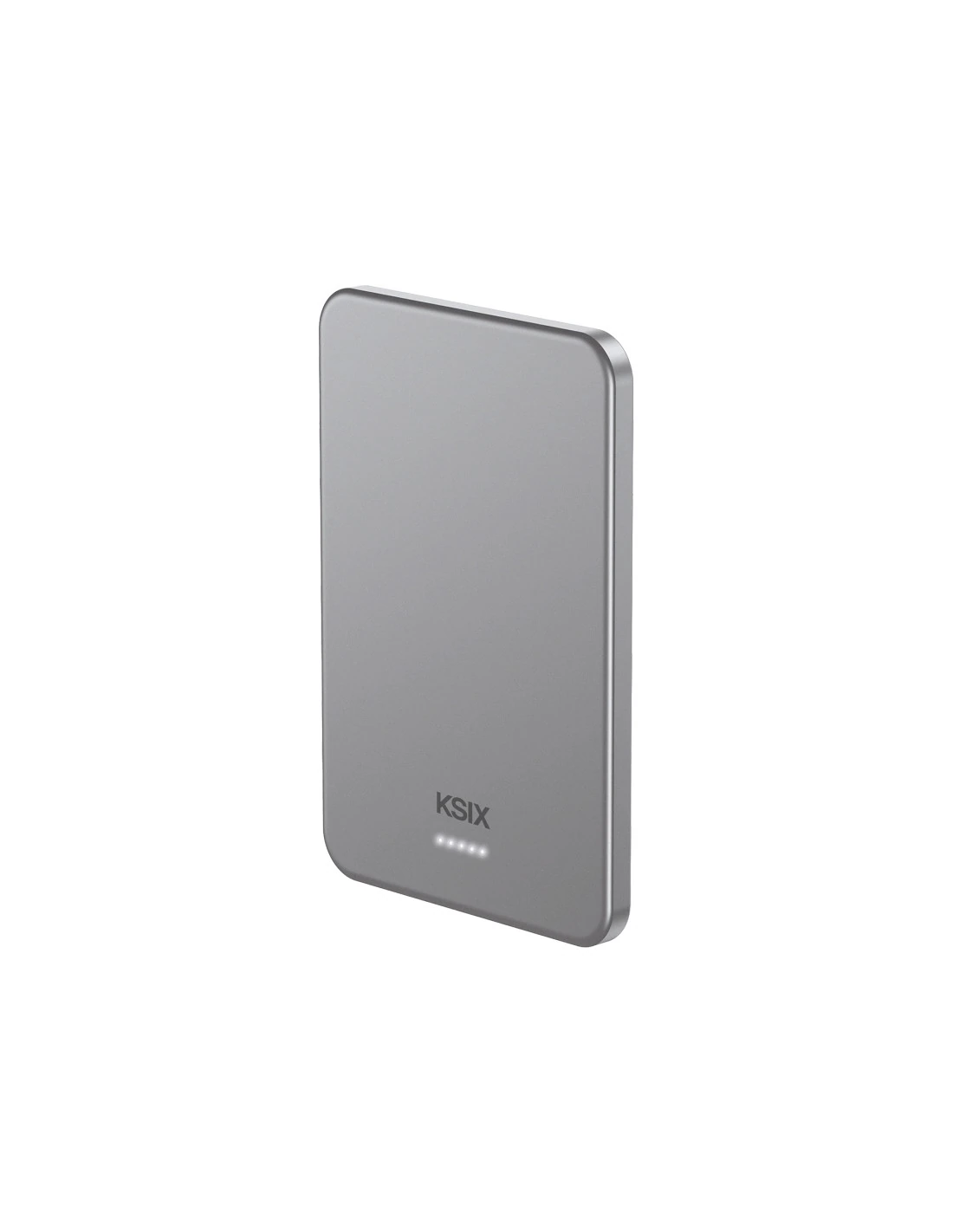 Power Bank Ultraslim Magsafe 3000MAH Grise — KSIX, vue 3