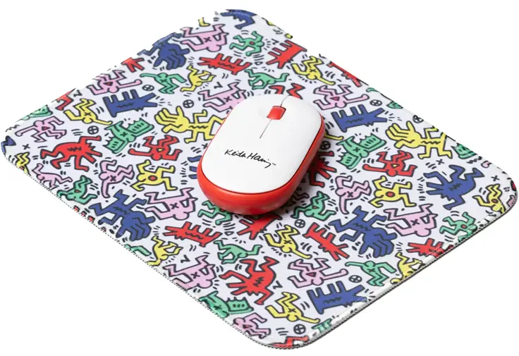 Bundle Souris Sans Fil + Tapis — KEITH HARRING, vue 1