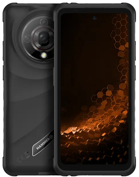Telephone Iron 6 5G 6/128 Noir — HAMMER, vue 1