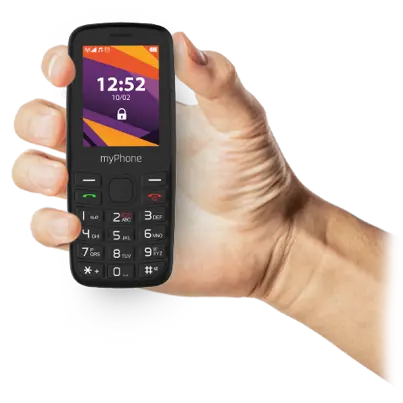 Telephone 6410 Lte Noir — MYPHONE, vue 1
