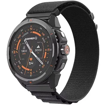 Smartwatch 2 Noire — HAMMER, vue 1