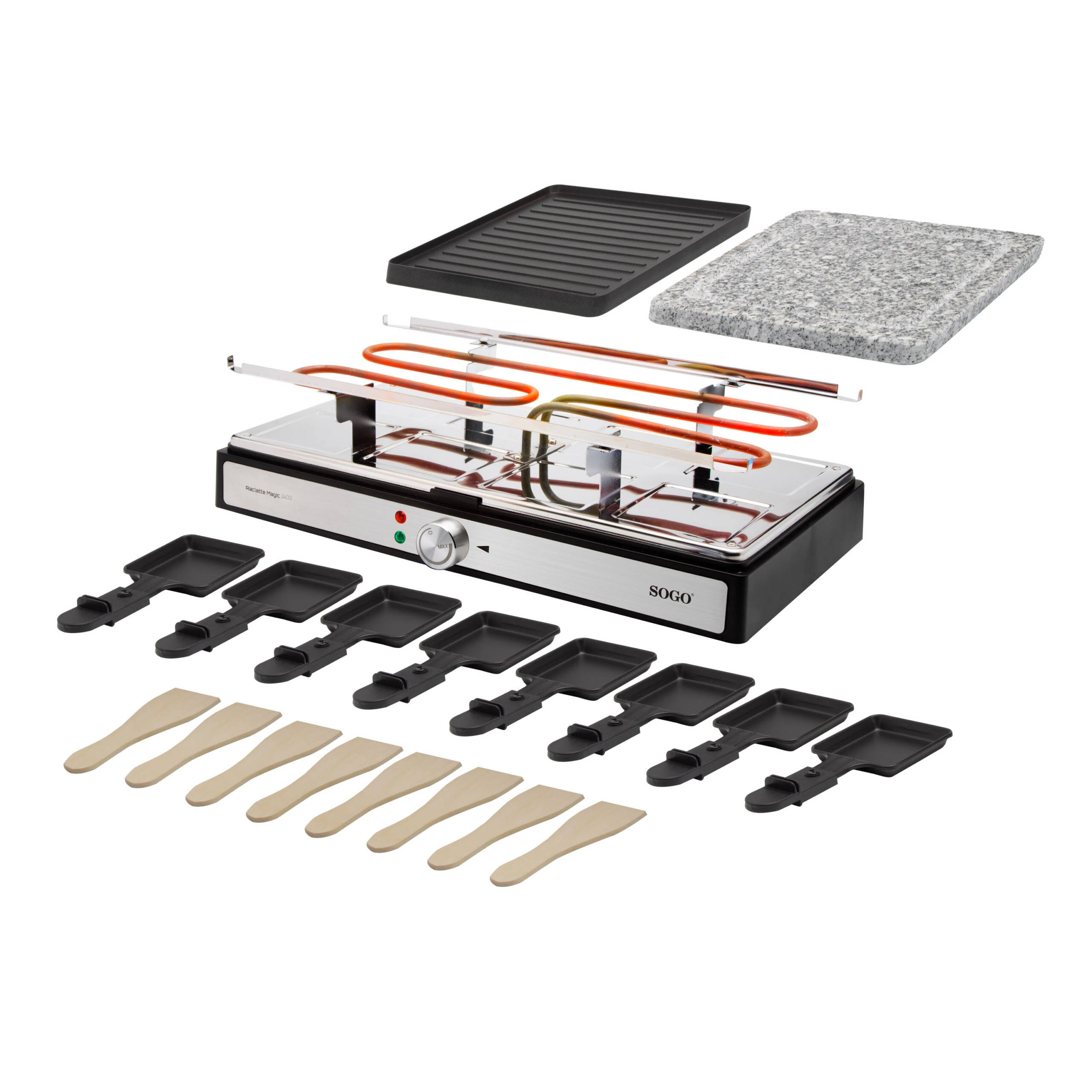Appareil Raclette 2 En 1 BAR-SS-10387 — SOGO, vue 7