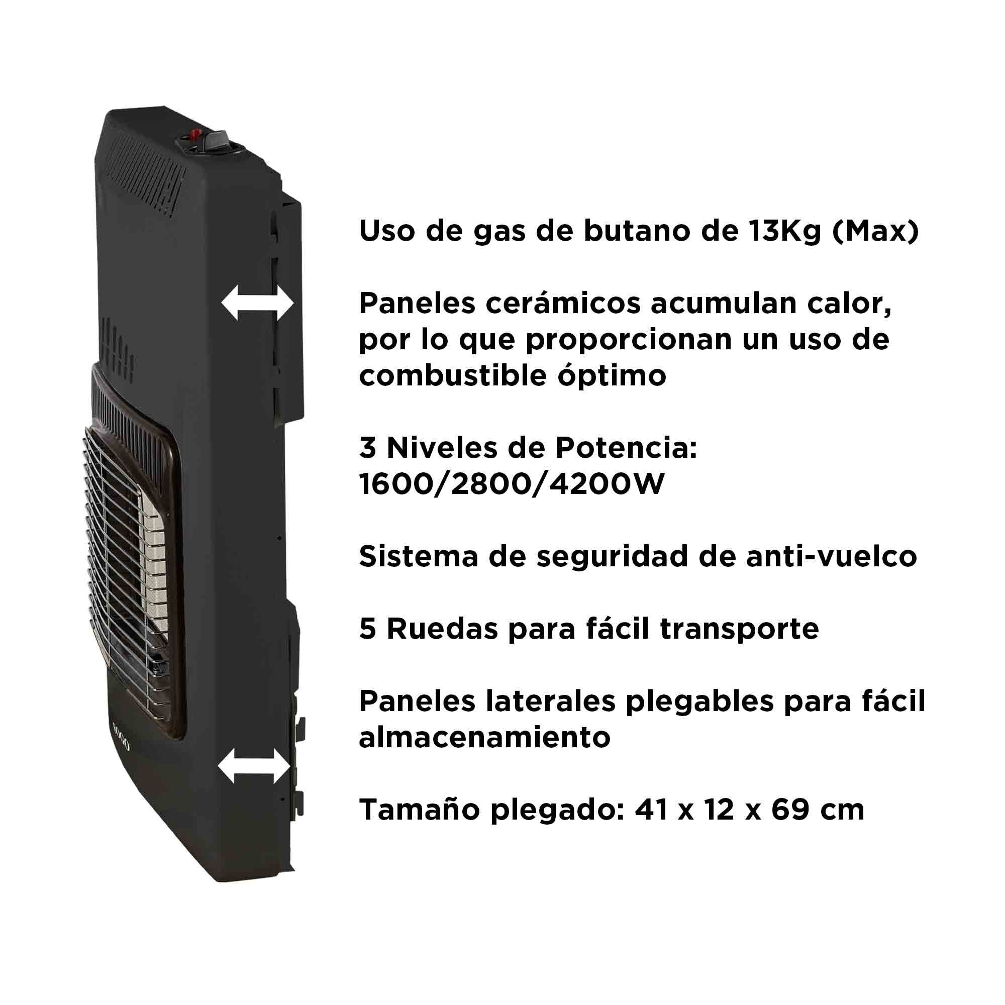 Chauffage À Gaz Portable 4200W CAL-SS-18290 — SOGO, vue 2