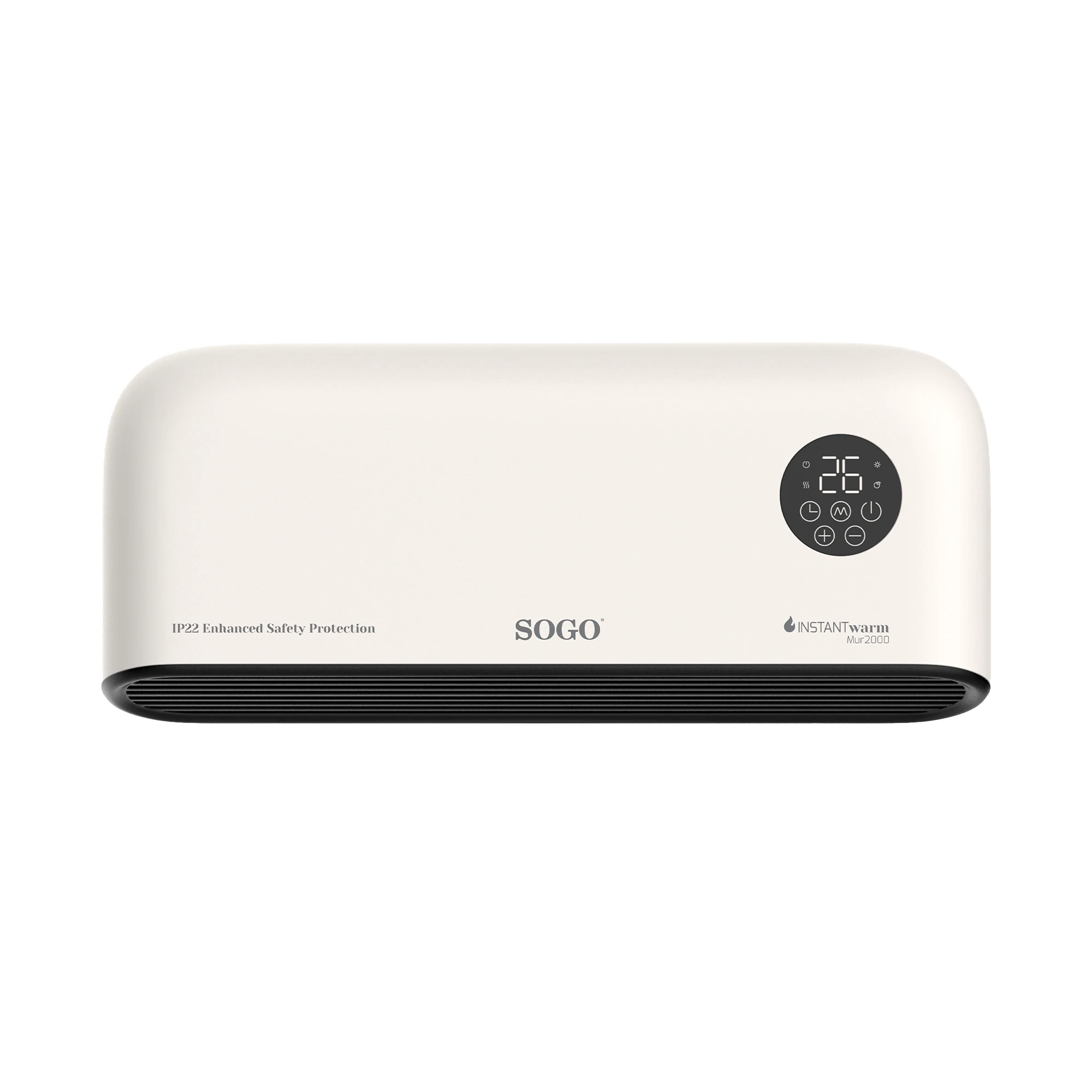 Chauffage Mural Ptc 2000W CAL-SS-18380 — SOGO, vue 1
