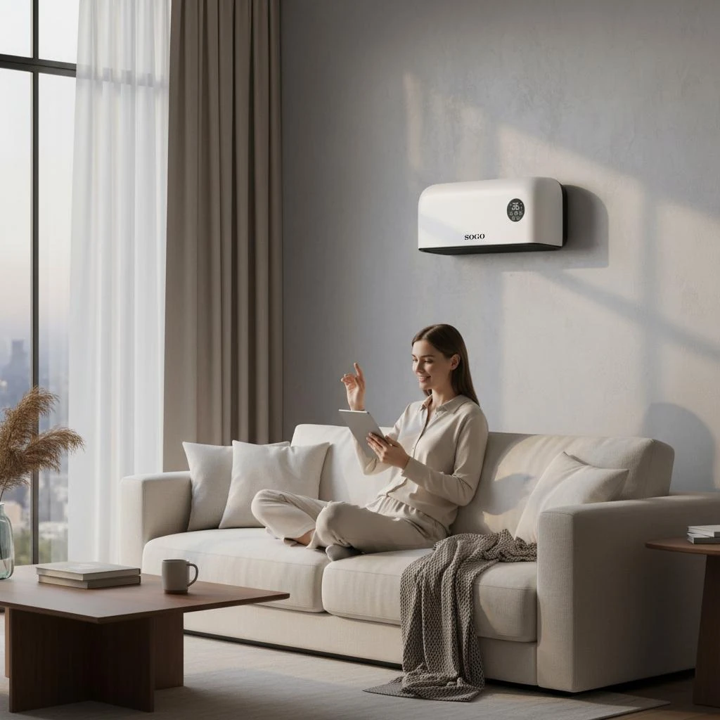 Chauffage Mural Ptc 2000W CAL-SS-18380 — SOGO, vue 3