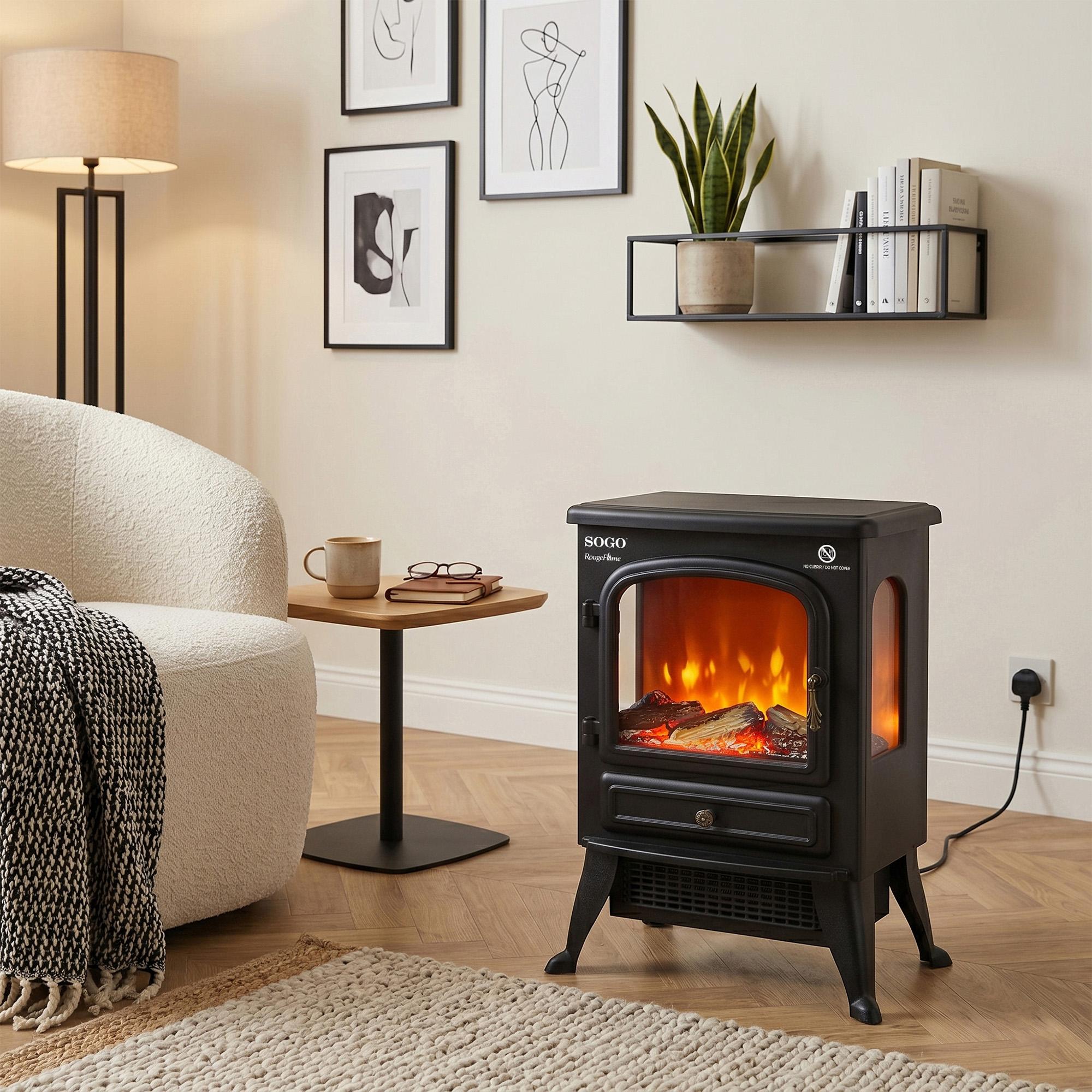 Chauffage Éléctrique Cheminée 2000W CAL-SS-18395 — SOGO, vue 2