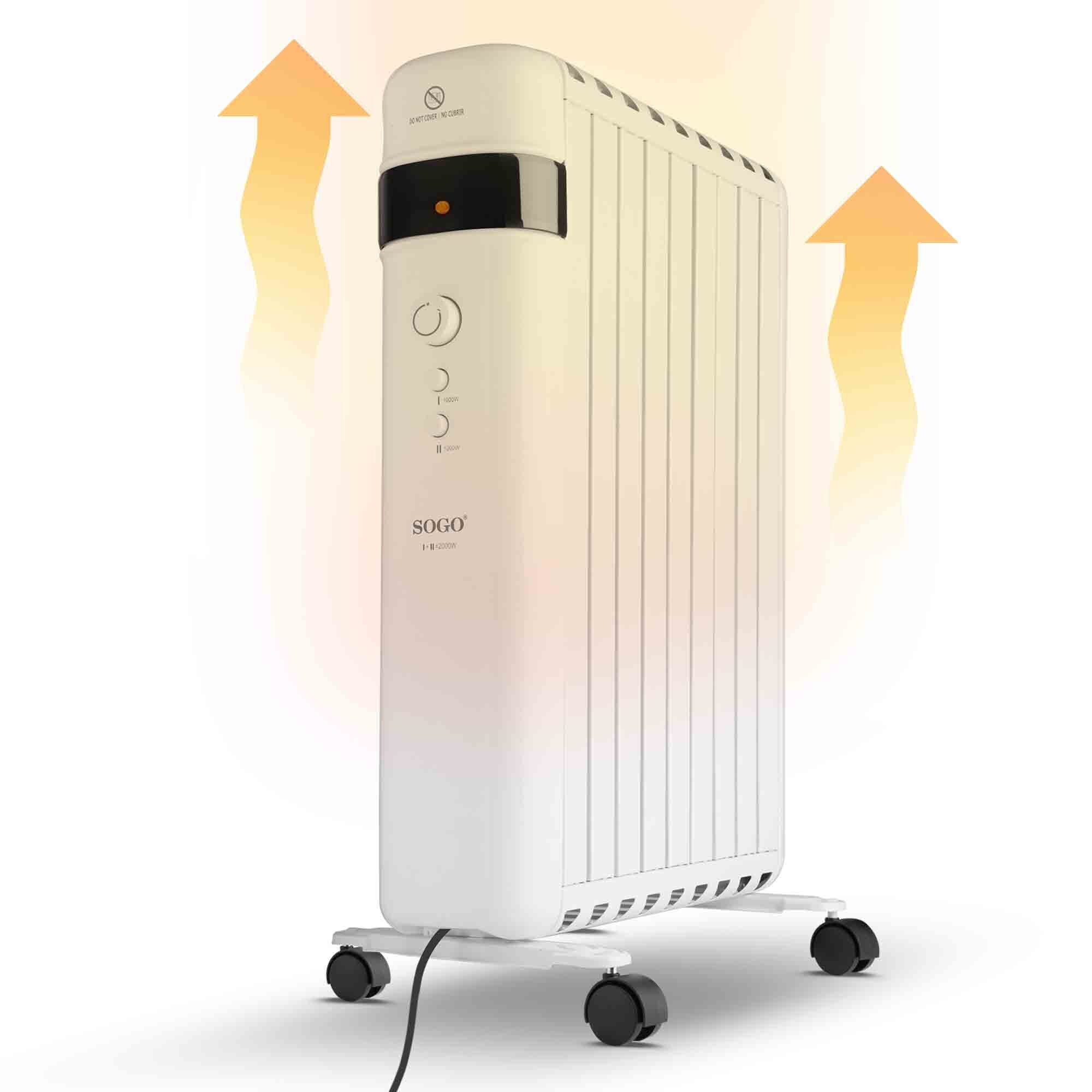 Radiateur Sans Huile 2000W CAL-SS-18455 — SOGO, vue 6