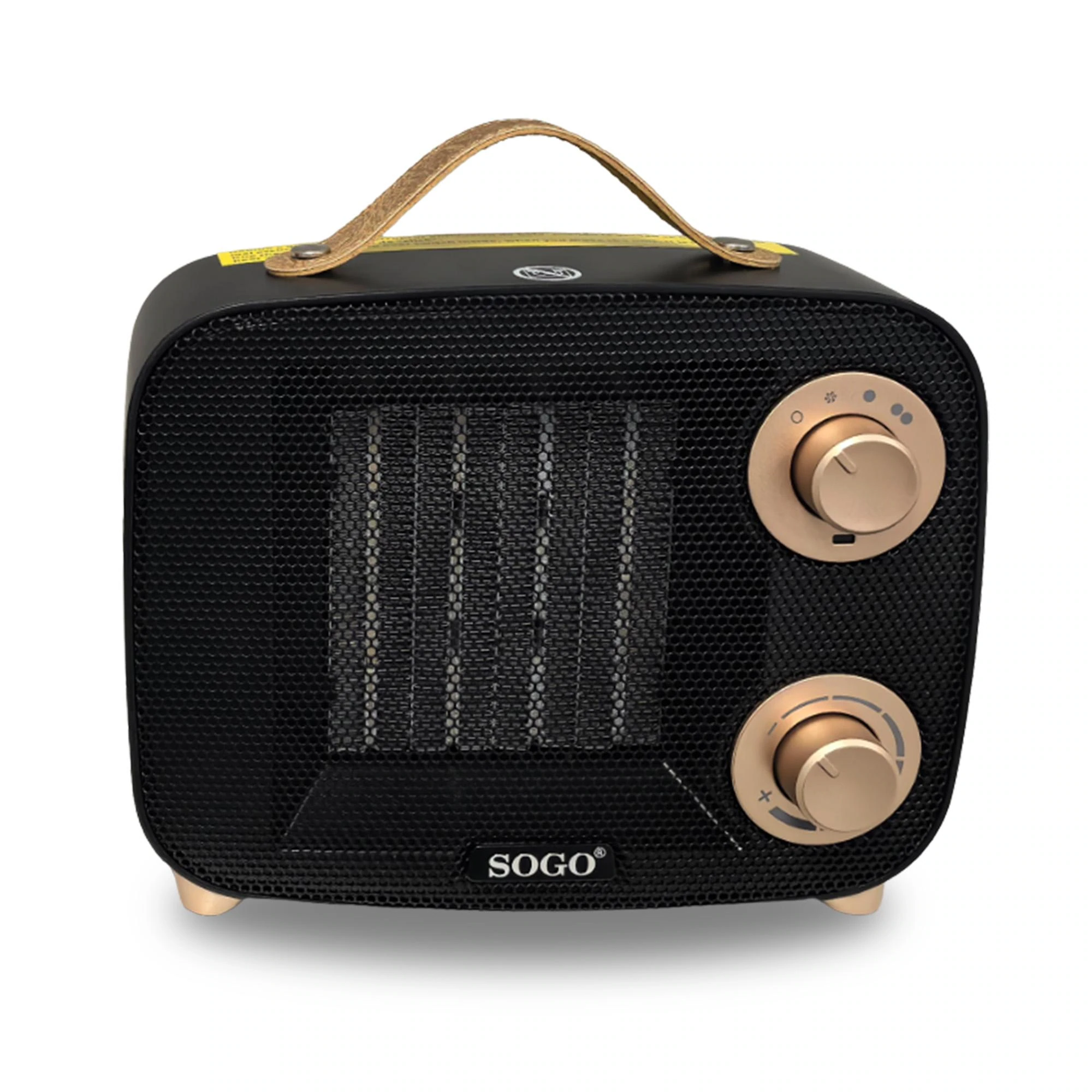 Chauffage Soufflant Retro 1500W CAL-SS-18495 Noir — SOGO, vue 1
